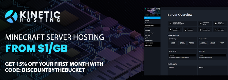 Discount Hosting through Kinetic Hosting!